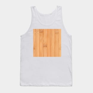 Cool light brown bamboo wood print Tank Top